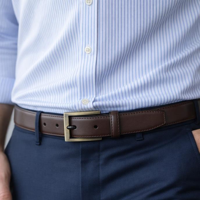 totes® Mens Stretch Belt Brown